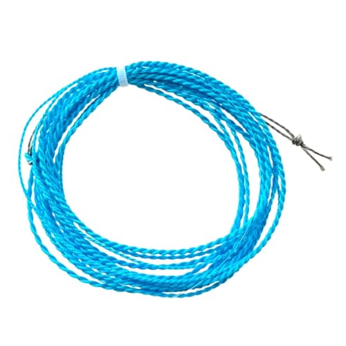 Sharplace Tenkara-Schnur, geflochtene, gerollte Schnur, Schwimmschnur, Angelgeschenk, Tenkara-Fliegenfischschnur, Fliegenschnur zum Karpfenangeln im Salzwasser, Blau 9FT von Sharplace