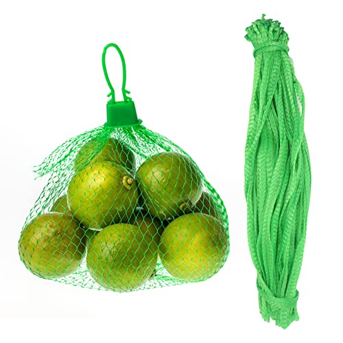 ShawFly Wiederverwendbare Netzbeutel, 100 Stück Einkaufsnetz-Taschen Mit Netzschnalle zur Aufbewahrung von Eiern, Früchten, Nüssen, Lebensmitteln und Lebensmitteln, Gemüsepflanzenschutztaschen von ShawFly