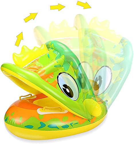 Baby Schwimmring,Schwimmreifen Dinosaurier,Schwimmtier Aufblasbar BabyBaby Aufblasbarer Schwimmreifen,Pool Baby Schwimmen Ring,Baby Schwimmring Aufblasbarer,Kinder Schwimmhilf von Shengruili