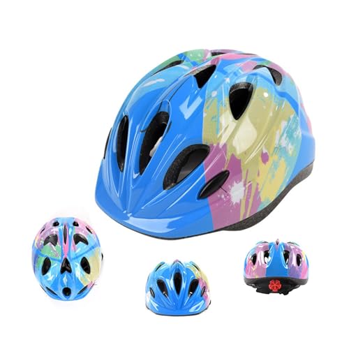 Shenrongtong Fahrradhelme für Kleinkinder,Kinderhelme - Atmungsaktive Sporthelme - Verstellbare Helme mit Farbverlauf, Helme für Kinder, Kleinkinder, Mädchen und Jungen zum Radfahren, Skaten, Fahrrad, von Shenrongtong