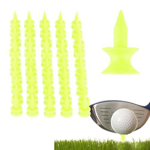 Shenrongtong Golf-Tees,Golf-Tee-Set,Tragbares Golf-Tee, doppellagig | Golf-Tee, 50/100 Stück, wiederverwendbares Golfzubehör, verbessert das Golftraining für Damen und Herren von Shenrongtong