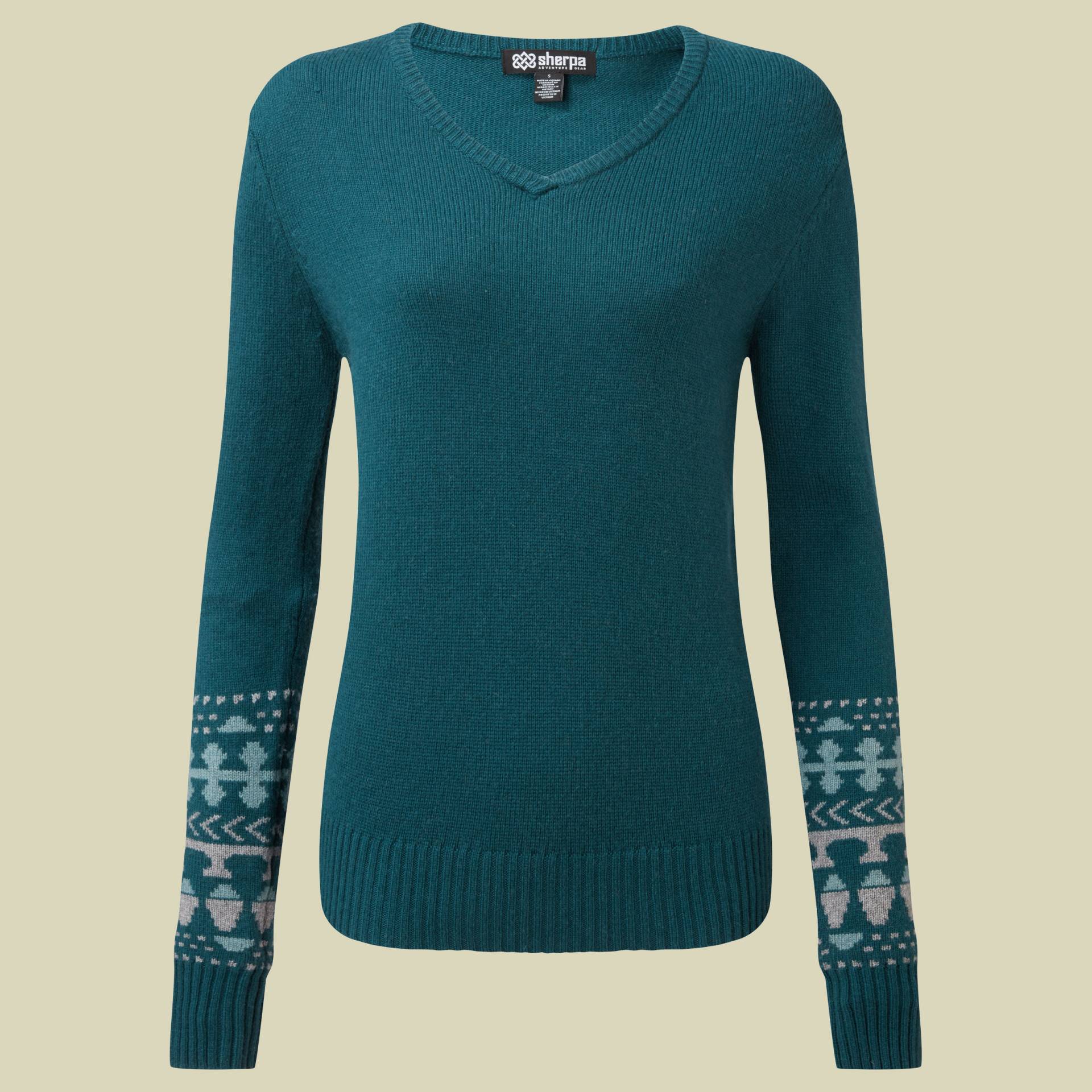 Maya V-Neck Sweater Women Größe L  Farbe verdigris von Sherpa