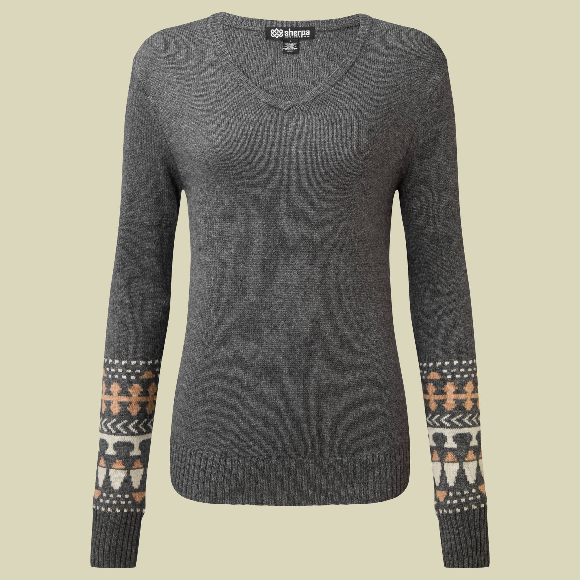 Maya V-Neck Sweater Women Größe M  Farbe kharani grey von Sherpa