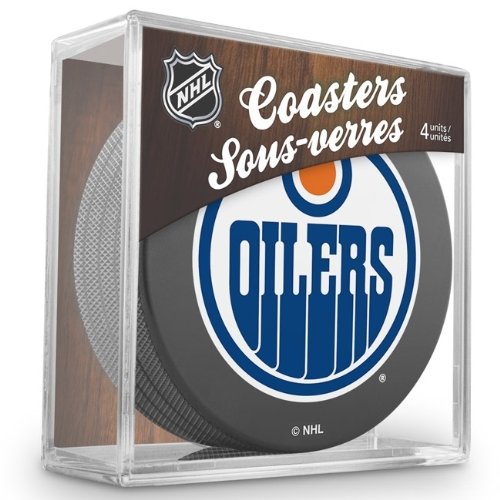Sher-Wood Edmonton Oilers NHL Eishockey Puck Untersetzer (4er Set) von Sherwood