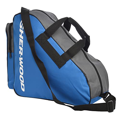 Sherwood Schlittschuhtasche - Inliner-Tasche für Erwachsene und Kinder - ideal für Rollschuhe, Skates und Eislaufschuhe - Farbe Marine von Sherwood