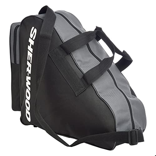 Sherwood Schlittschuhtasche - Inliner-Tasche für Erwachsene und Kinder - ideal für Rollschuhe, Skates und Eislaufschuhe - schwarz von Sherwood