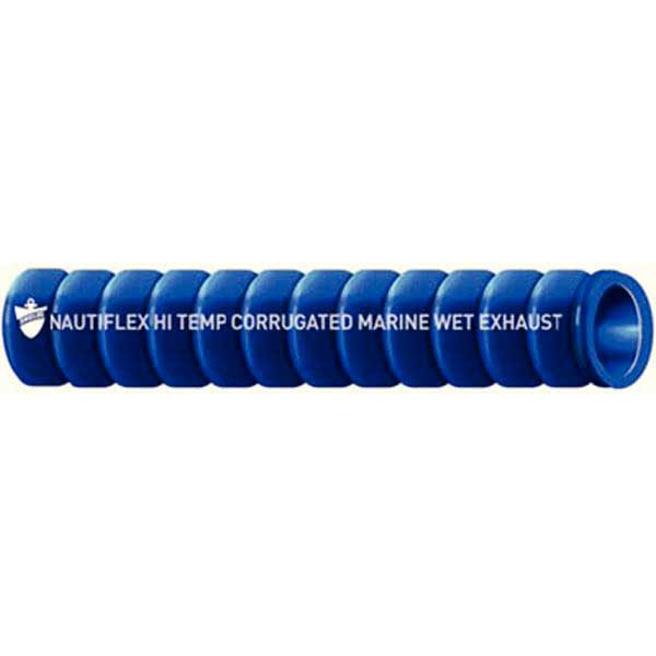 Shields Corrugated Silicone Water Exhaust Hose Series 262 Extension Blau 31 mm von Shields
