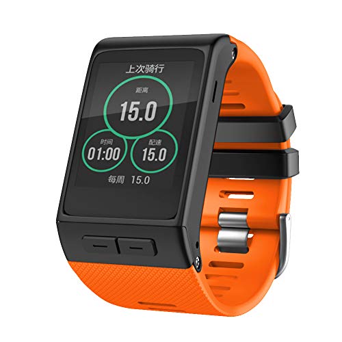 Shieranlee Armband für Garmin Vivoactive HR Sport GPS Smartwatch,Premium Silikon Quickfit Armbänder Kompatibel mit Garmin Vivoactive HR,Mehrfache Farben von Shieranlee