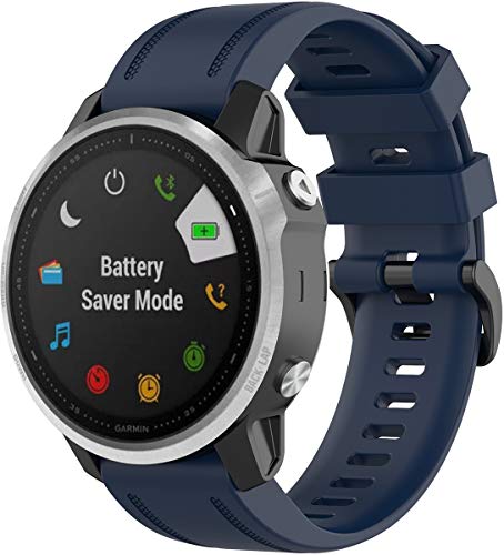 Shieranlee Fenix 7s Armband,20mm Breite Silikon Quick-Fit Uhrenarmband für Garmin Fenix 7S/Fenix 5S Plus/Fenix 6S Pro/Fenix 7S/Fenix 7S Solar/Fenix 7S Sapphire Solar von Shieranlee