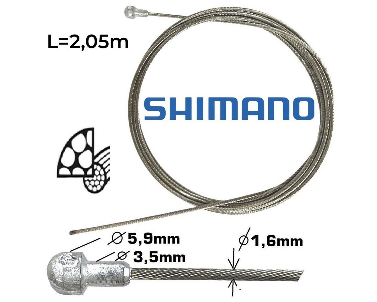 Shimano Felgenbremse Shimano 1m Schaltung SP41 / Felgen Bremse Außenhülle SLR von Shimano