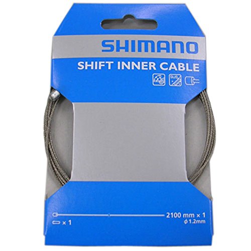 Shimano Schaltzug MTB/Road Edelstahl SUS Innenzug, Silber, 1,2 mm, Uni von SHIMANO