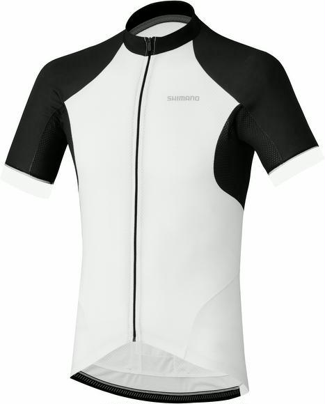 Trikot Shimano Escape Jersey Weiß Herren L, weiß/schwarz von Shimano