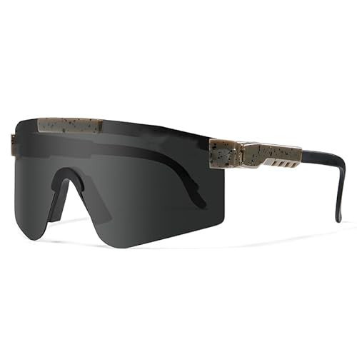 Shinehalo Polarisierende Sport-Sonnenbrille f?¡ì1r Damen und Herren zum Radfahren und Angeln UV-400-Schutz schnelle Brille von Shinehalo