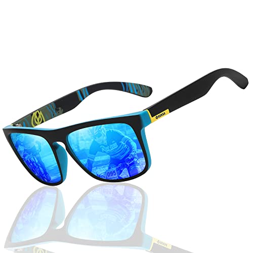 Sonnenbrille Herren Damen Polarisiert Retro Stil Rechteckig Vintage Klassisch UV400 Schutzbrille von Shinehalo