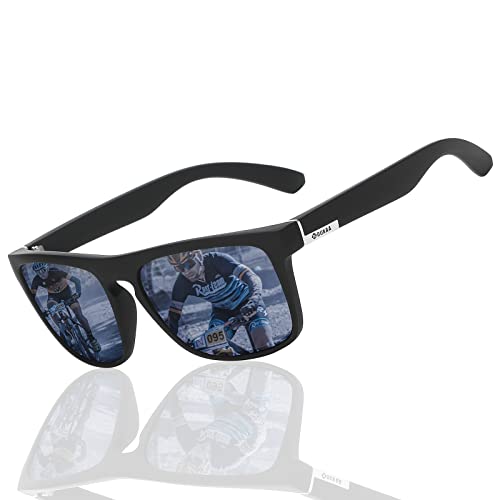 Sonnenbrille Herren Damen Polarisiert Retro Stil Rechteckig Vintage Klassisch UV400 Schutzbrille von Shinehalo