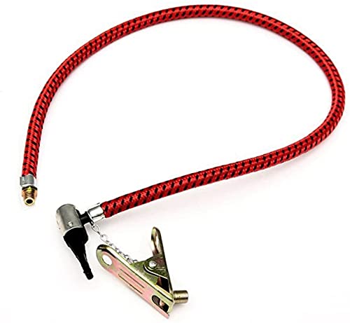 Fahrradreifen Reifen Handluftpumpe Schlauch Schlauch Standpumpe Schlauch mit Adapter Auto Reifen Inflator Ersatzschlauch Fahrrad Luftpumpe Schlauch Gummi Werkzeug Tragbar 50,5 cm von Shinekoo