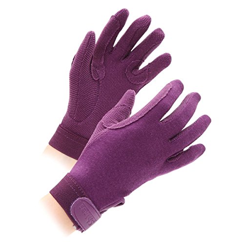 Newbury Handschuhe Violett violett S Age 12-14 von Shires