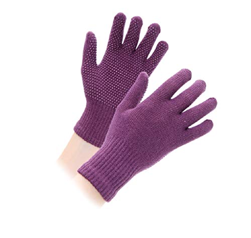Shires Equestrian Kind Handschuhe,violett,One Size von Shires