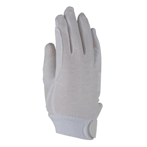 Shires Kinder Newbury Handschuh - 100% Baumwolle (XS) (Weiß) von Shires