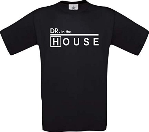 Dr. House Dr. in The House Kult T-Shirt,Größe M,schwarz von Shirt-Instyle