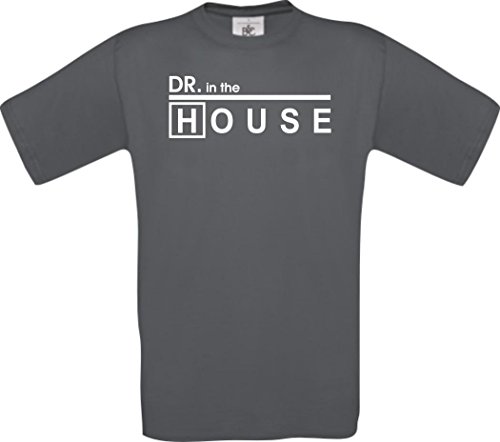 Dr. House Dr. in the House Kult T-Shirt,Größe L,zink von Shirt-Instyle
