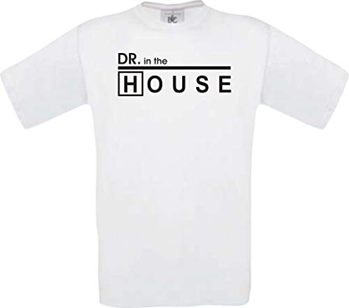 Dr. House Dr. in the House Kult T-Shirt,Größe S,weiss von Shirt-Instyle