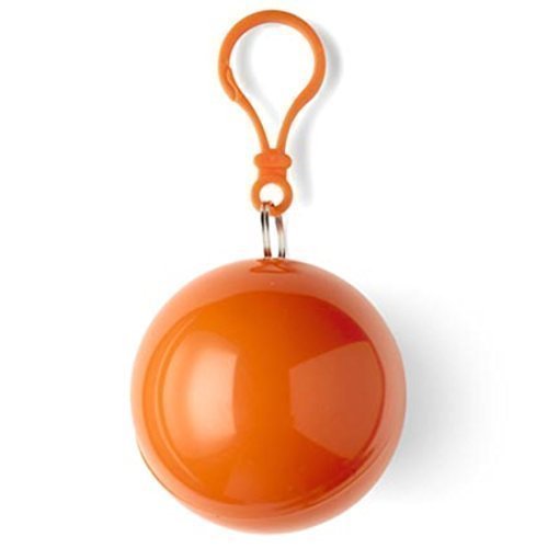 ShirtInStyle Notfall-Poncho Universum, ideal für Konzerte, klein und schnell verpackt, Regencape, Regenpocho, Farbe orange von Shirtinstyle