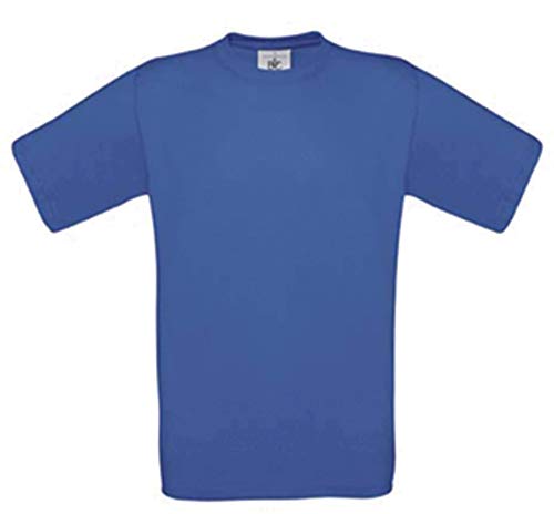 T-Shirt Exact 190 Basics Rundhals Shirt viele Farben B&C S-XXL L,royalblue von Shirtinstyle