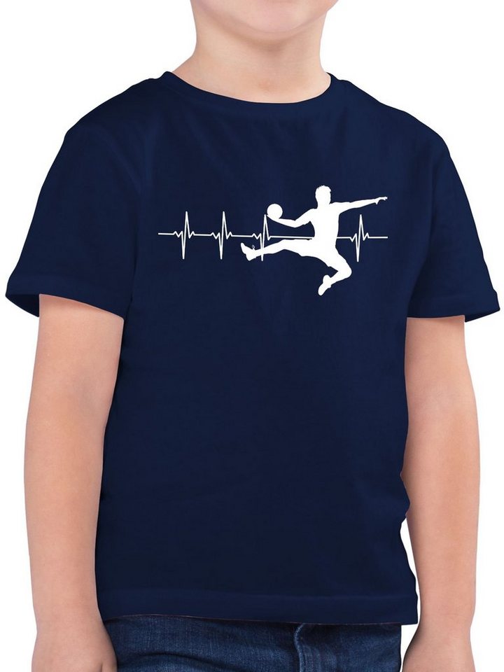 Shirtracer T-Shirt Handball Herzschlag für Herren Kinder Sport Kleidung von Shirtracer