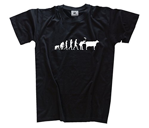 Shirtzshop T-Shirt Evolution Besamer, Schwarz, L von Shirtzshop