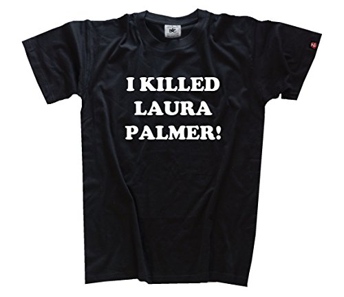 Shirtzshop T Shirt I Killed Laura Palmer, Schwarz, XL von Shirtzshop