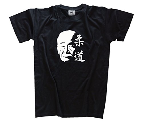 Shirtzshop T-Shirt Judo-Jigoro Kano-Japanisches Schriftzeichen, Schwarz, L von Shirtzshop