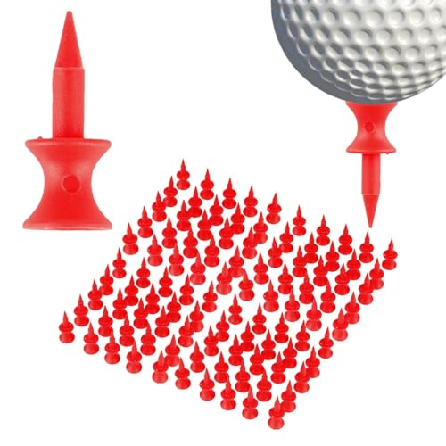 Shitafe Golf-Tee-Set, Kurze Golf-Tees, Doppellagige Golfball-Tees, 50/100 Stück Wiederverwendbare Golf-Tees, Golfzubehör und Ausrüstung für Golfplätze von Shitafe