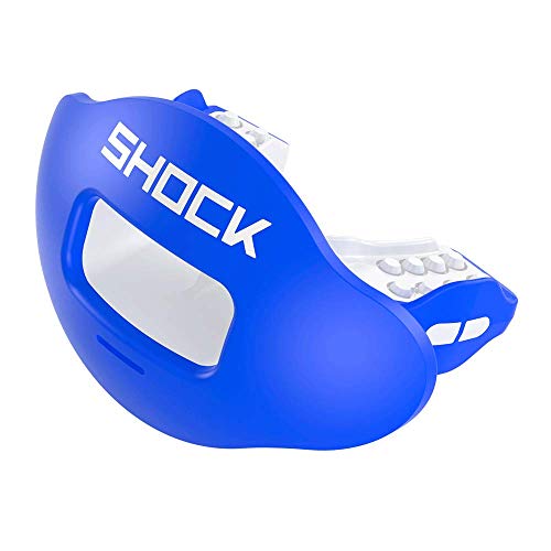 Shock Doctor Max Airflow 2.0 Color matt Mundstück mit abnehmbarem Strap - royal von Shock Doctor