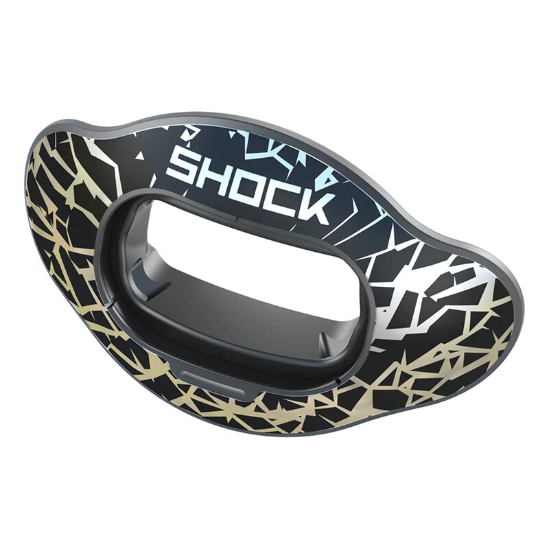 Shock Doctor Ersatz Shield für Interchange Lip Guard - black silver shattered von Shock Doctor