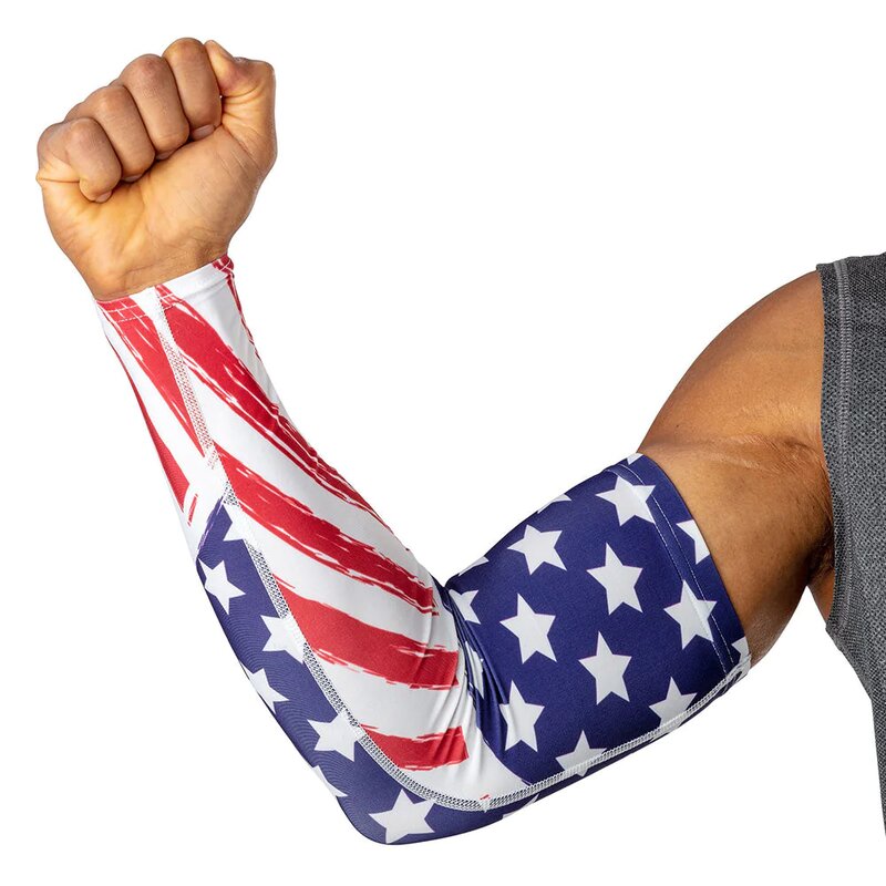 Shock Doctor Showtime Armsleeve - Stars and Stripes L von Shock Doctor