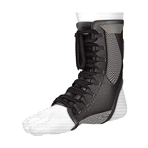 ShockDoctor ShockDoctor Erwachsene Knöchelschützer Stützen Ultra Knöchelstütze mit Gelkissen Knöchelbandage, Black, L von Shock Doctor