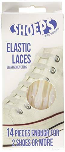 Shoeps Elastic Laces, 14 pieces - Pearl, Regular von Shoeps