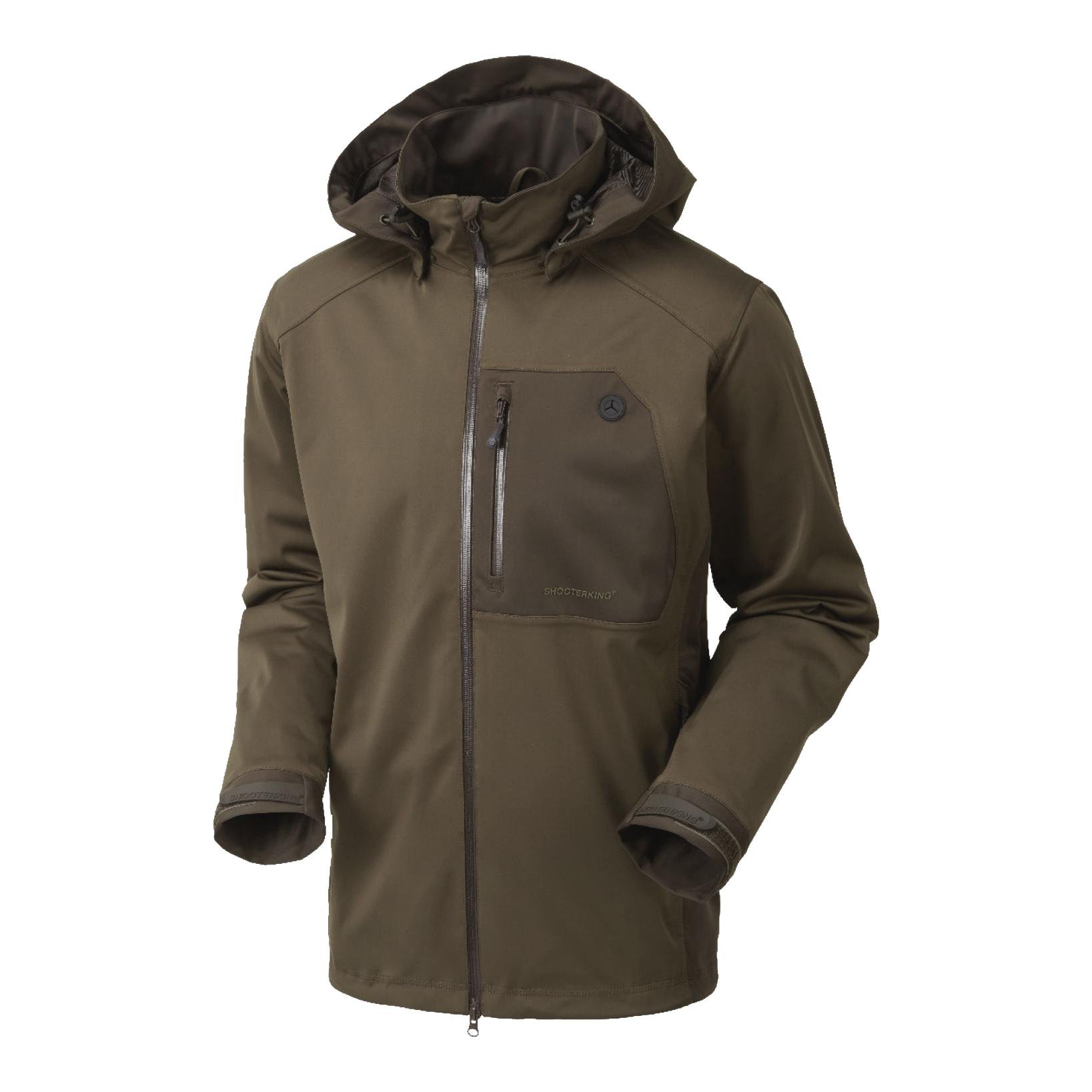 ShooterKing Jacke Herren Huntflex - Braun/Oliv  S von ShooterKing