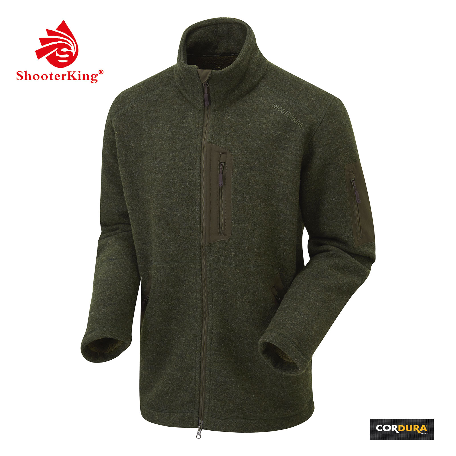 SHOOTERKING Jacke Forest Woolen grün von SHOOTERKING