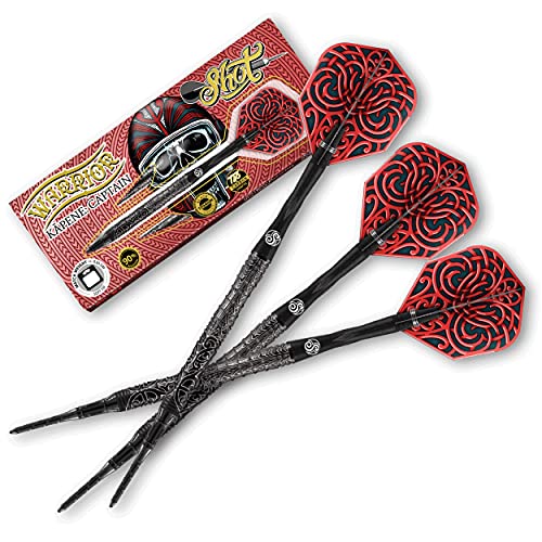 Shot Darts Warrior Kapene Captain 90% Tungsten Softdarts 18g von Shot!