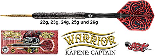 Shot Darts Warrior Kapene Captain 90% Tungsten Steeldarts 24g von Shot!