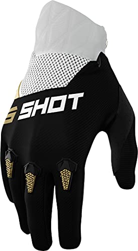 Shot Devo Motocross Handschuhe (Black/Gold,8) von Shot