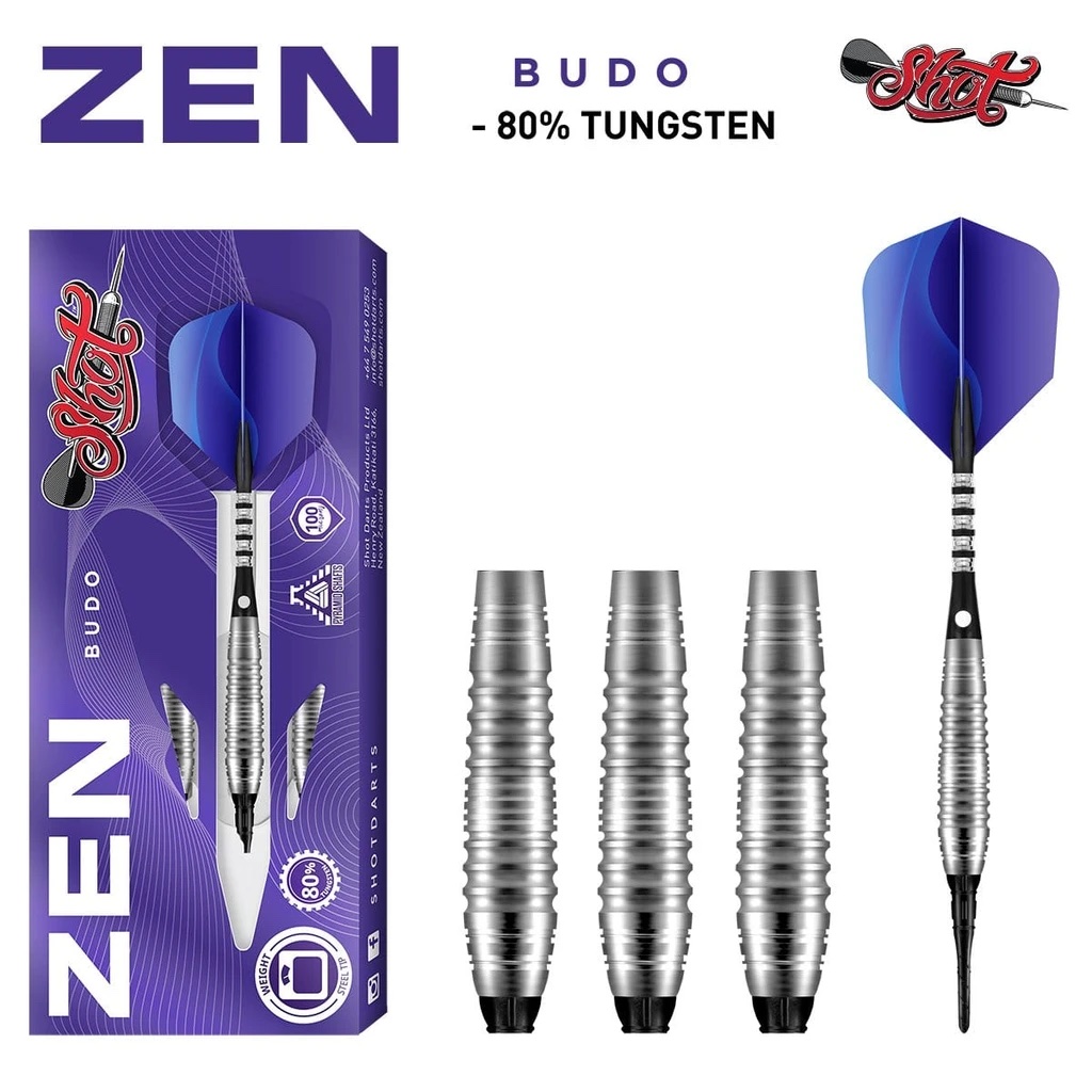Shot Zen Budo Softdarts 18g - 80% Tungsten von Shot