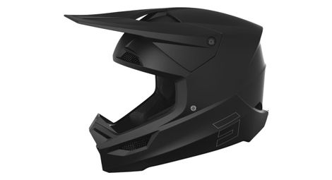 shot helmet race solid black matt von Shot