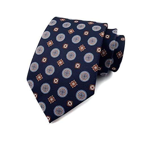 Shouqiao Herren Business Krawatte Geometrische Jacquard Krawatte für Männer Klassische gewebte Hochzeitskrawatte Mode gestrickt Krawatte Party Krawatte,7,Einheitsgröße von Shouqiao