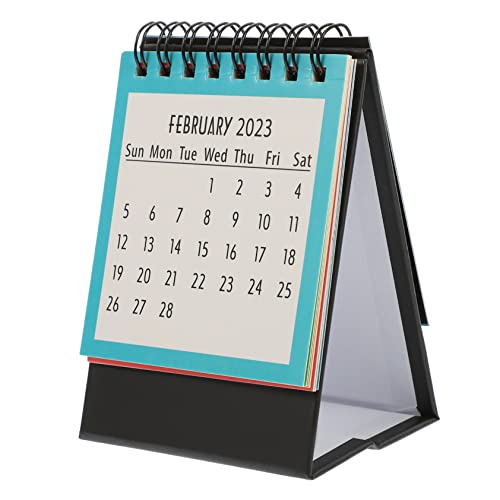 2023 Mini Tischkalender Täglich Schreibtisch Haushaltskalender Tischkalender 2023 Kleiner Tischkalender 2022-2023 Kleiner Kalender Mini Staffelei Mini Tischkalender Büro Spirale Zeitplan Papier von Shuanggui