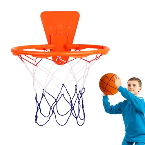 Basketballkorb, Kinder Erwachsene Basketballkorb, Hängender Basketballring, Basketballkorb Mit Netz, Zur Wandmontage, Für Kinderzimmer, Garagentor Und Innenschlafzimmer, Für Erwachsene & Kinder von Shuangliao