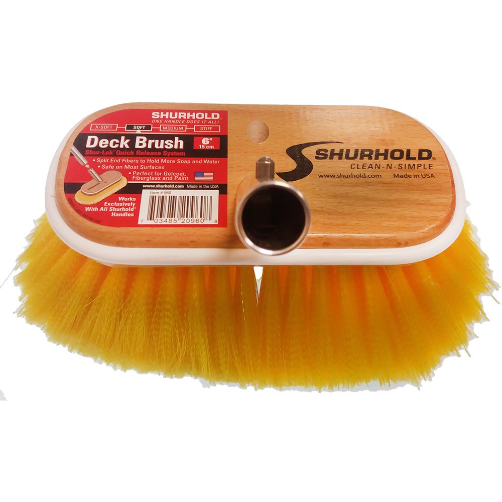 Shurhold Shu960 Deck Brush Braun 6´´ von Shurhold