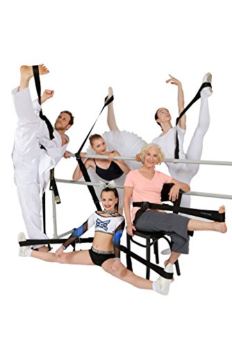 Si-Stretcher Dehnungs- und Flexibilitätshilfe für Kampfkünstler, Tänzer, Turner, Cheerleader, Physiotherapie, Yoga, Pilates und Sportler, ein bequemes Stretchband/Gurt von Si-Stretcher Flexibility Band